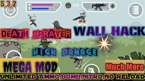 Mini Militia Doodle Army 2 Mega Mod Apk Version 5.3.2 Death.